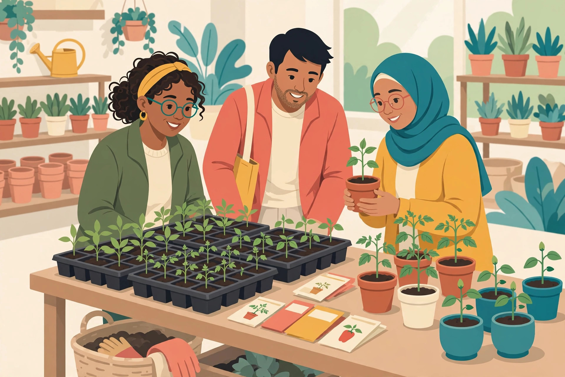 Plantas y semillas para huertos