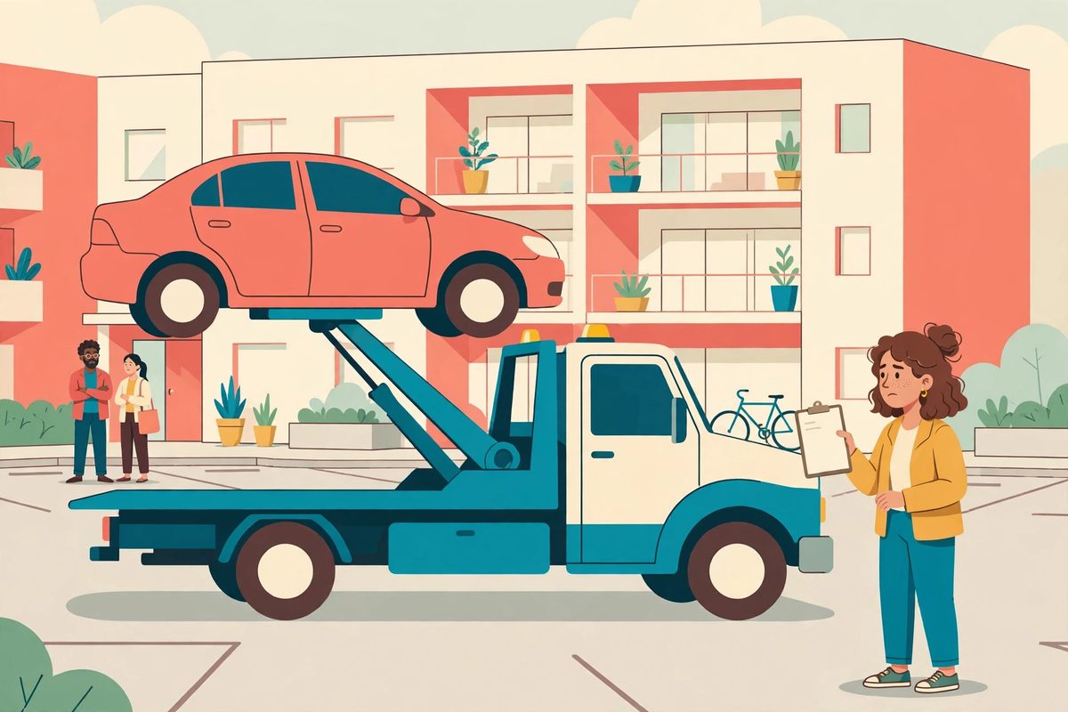 Multas de estacionamiento y remolque con grúa (Parking Fines & Towing)