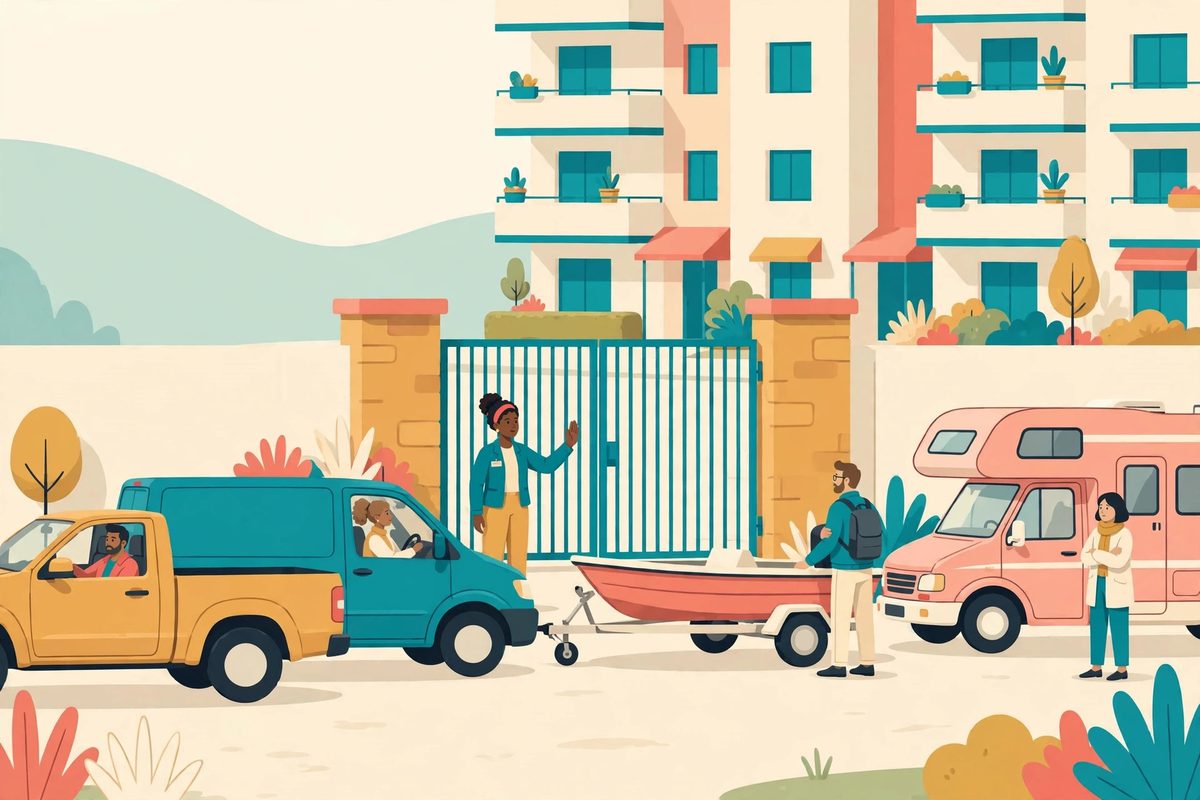 Restricciones de vehículos: pickups, comerciales, botes y RV (Vehicle Restrictions)