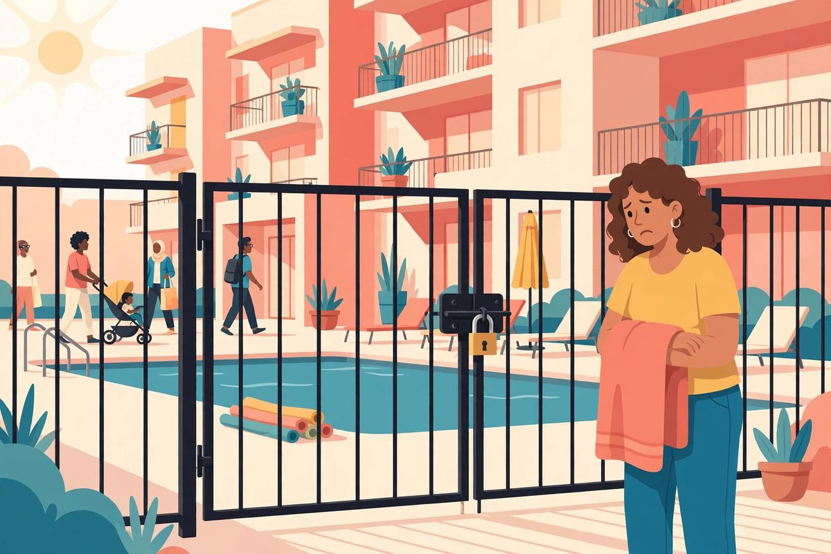 Suspensión de acceso a amenidades: piscina, gimnasio y casa club (Amenity Access Suspension)
