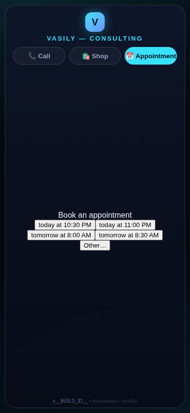 Appointments belong to CallPages: booking works on every page, Google Calendar only syncs