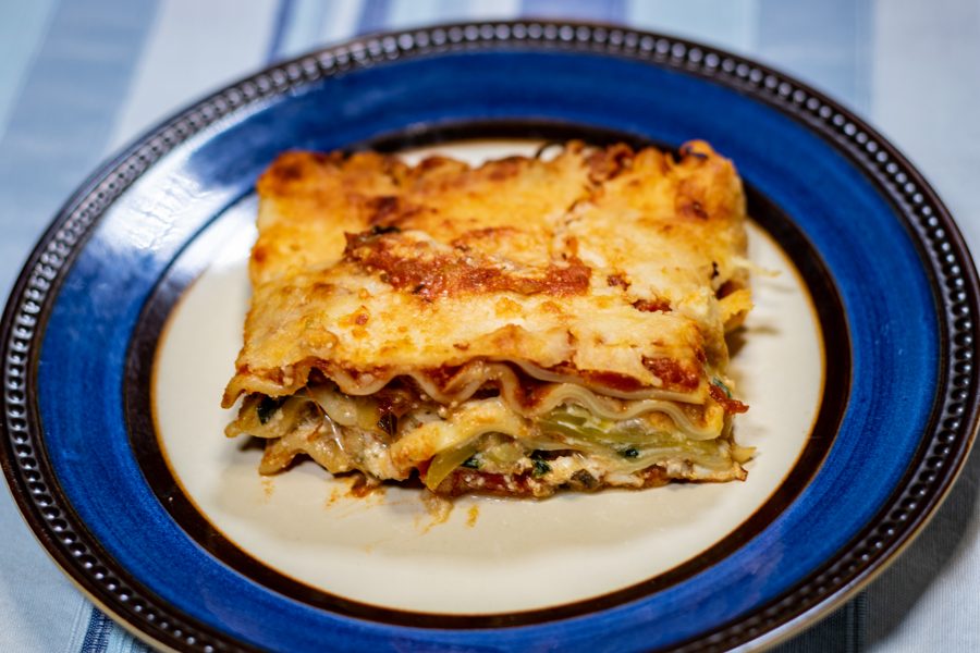 Lasagna de Carne de Res con Salsa Marinara